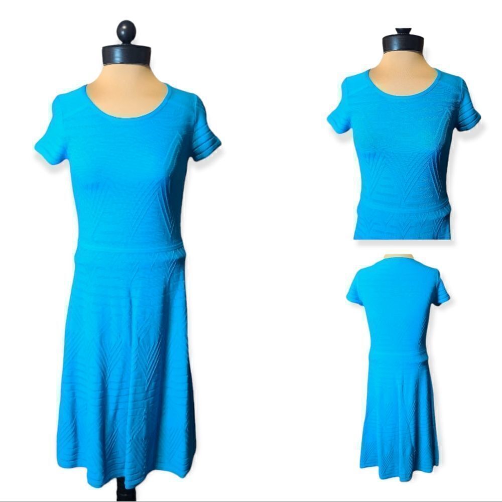 Talbots Turquoise Sweater Dress Petite Small, SP